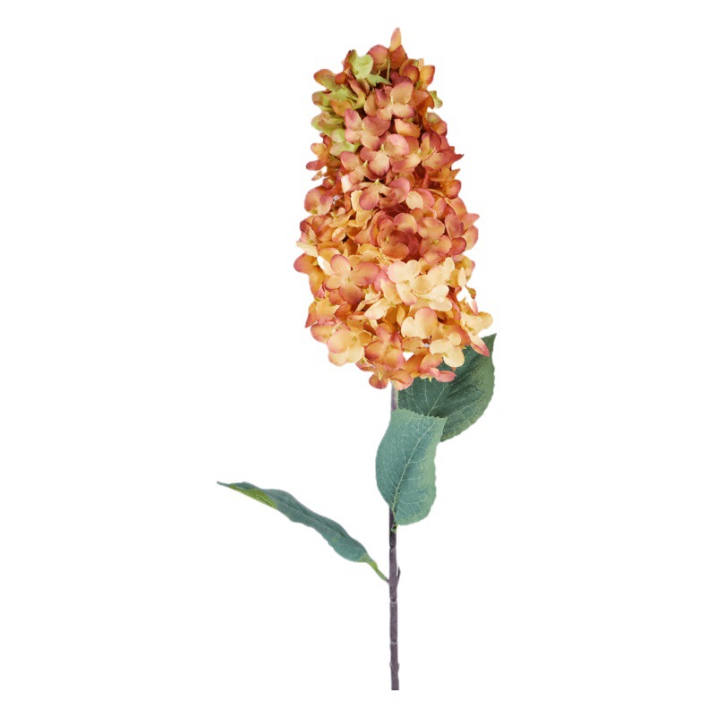 Solo Hortensia pagoda flor artificial estilo antiguo otoño Hortensia accesorios de tiro vestido de novia flor falsa Flor de seda al por mayor