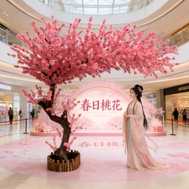 仿真桃花树许愿树大型植物仿真樱花树梅花树室内外造景装饰假桃树