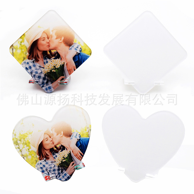 DIY创意新品热转印亚克力相框热升华亚克力摆台空白装饰品UV印刷