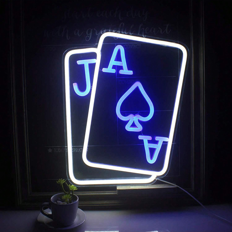 Transfronterizos venta caliente lámpara LED luminosa de neón acrílico lámpara USB patrón de cartel interior lámpara de decoración de fiesta