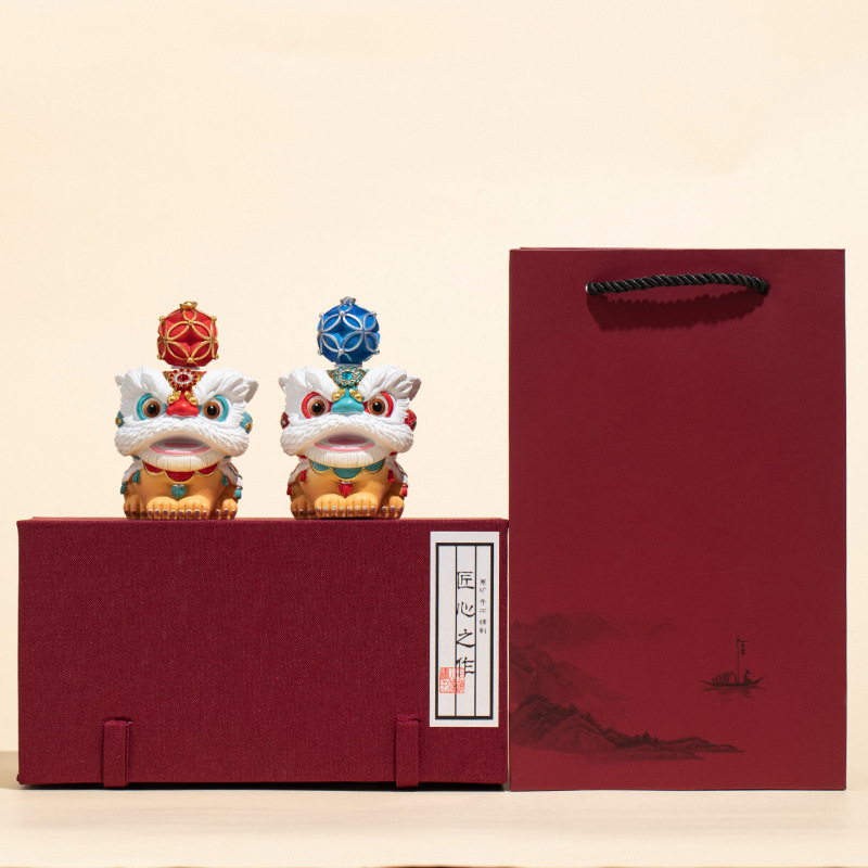 国潮醒狮创意文创礼品公司活动店铺开业高级感伴手礼朋友生日礼物|undefined