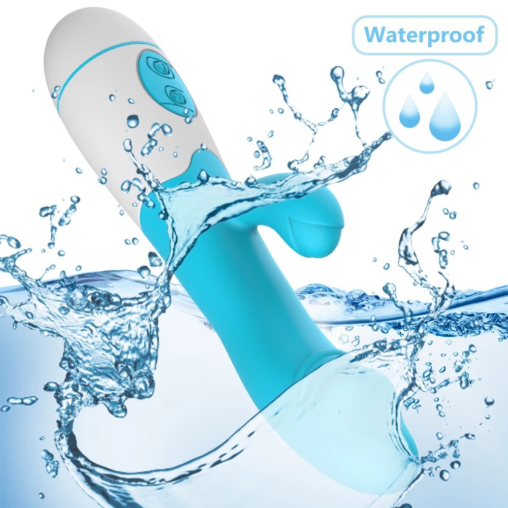 30-Frequency Silicone G-Spot Dual-Stimulation Vibrator with Body-Control Settings — detail image 12
