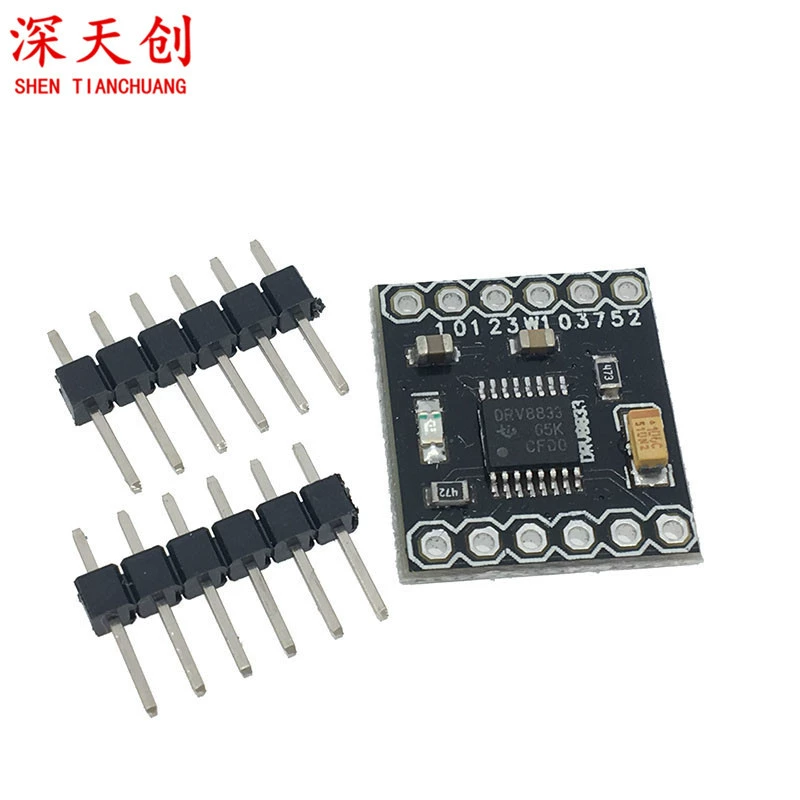 Движущие пластины постоянного тока 2-х дорожный модуль привода двигателя DRV8833 Модуль привода двигателя небольшой объем