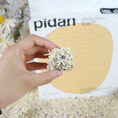 pidan cat litter preserved egg mixed cat litter deodorized tofu cat litter mixed with bentonite mineral soil original low dust cat litter 7 liters