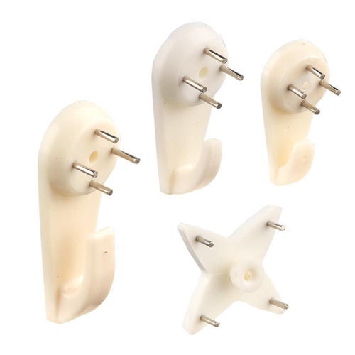 Cross-border ABS traceless hooks, no punching, wedding photo studio decoration paintings, invisible hooks, nails, photo frame hanging reinforcement nails