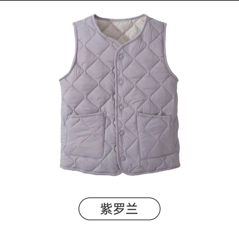 女士冬季保暖羽绒棉马甲女外穿休闲坎肩保暖男女通用背心内穿马夹|undefined