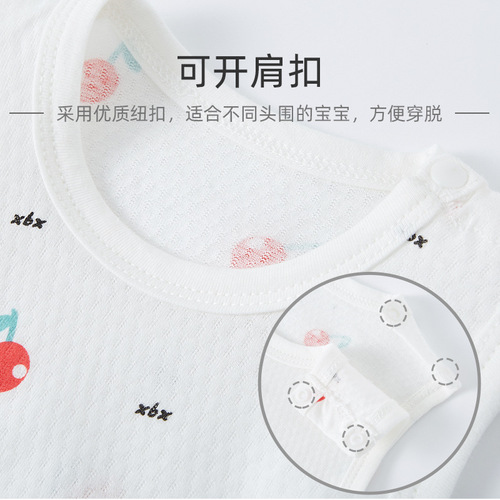 Baby Pipa Collarless Summer Pure Cotton Light and Breathable Strappy Tank Top with Lace for Newborn Baby Clothes