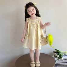 Ůͯ�ļ�ľ��߅�����Y�B��ȹ2026�¿�СŮ�������o���޲�ȹ����ȹ