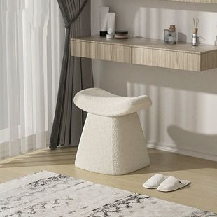 Stool Home Modern Casual White European Style Home Dressing Stool Fairy Girl Light Luxury Bedroom Zhizhe