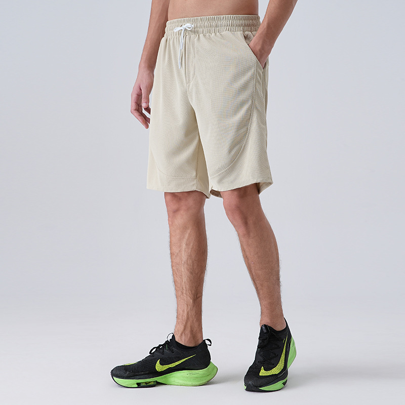 Pantalones cortos de hombre baloncesto delgado elástico ocio entrenamiento para correr pantalones cortos deportivos
