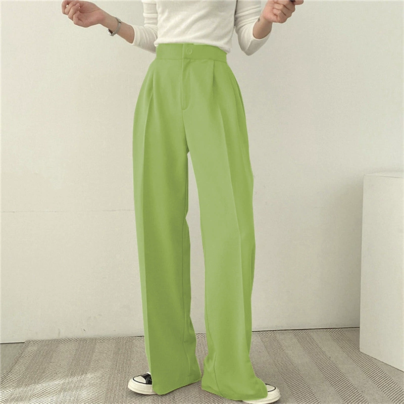 Autumn women's suit set, fitted blazer & trousers, tailored high-quality seasonal style