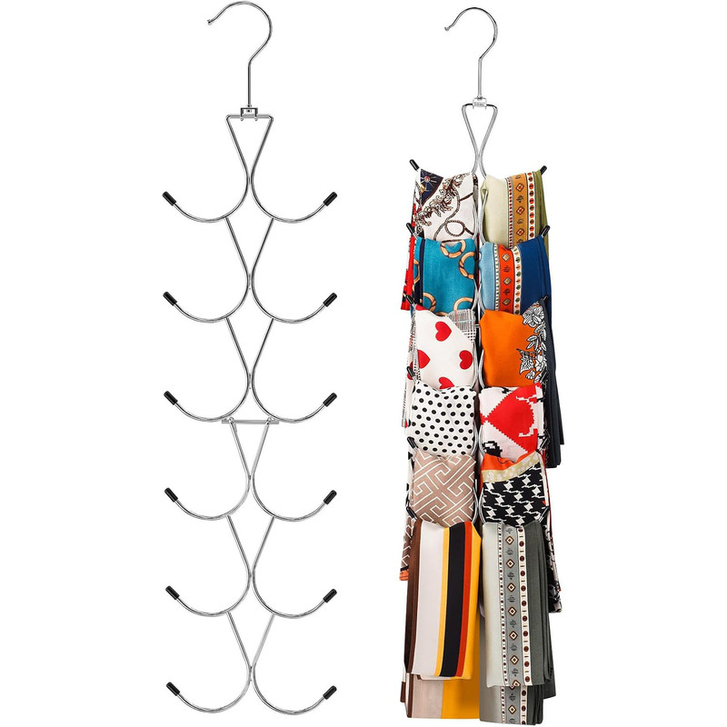 Multifunctional Scarf Rack, Household Storage Artifact, Tie Scarf Rack, Belt and Stockings Rack, Multi-Layer Clothes Hanger Multifunctional Scarf Rack, Household Storage Artifact, Tie Scarf Rack, Belt and Stockings Rack, Multi-Layer Clothes Hanger