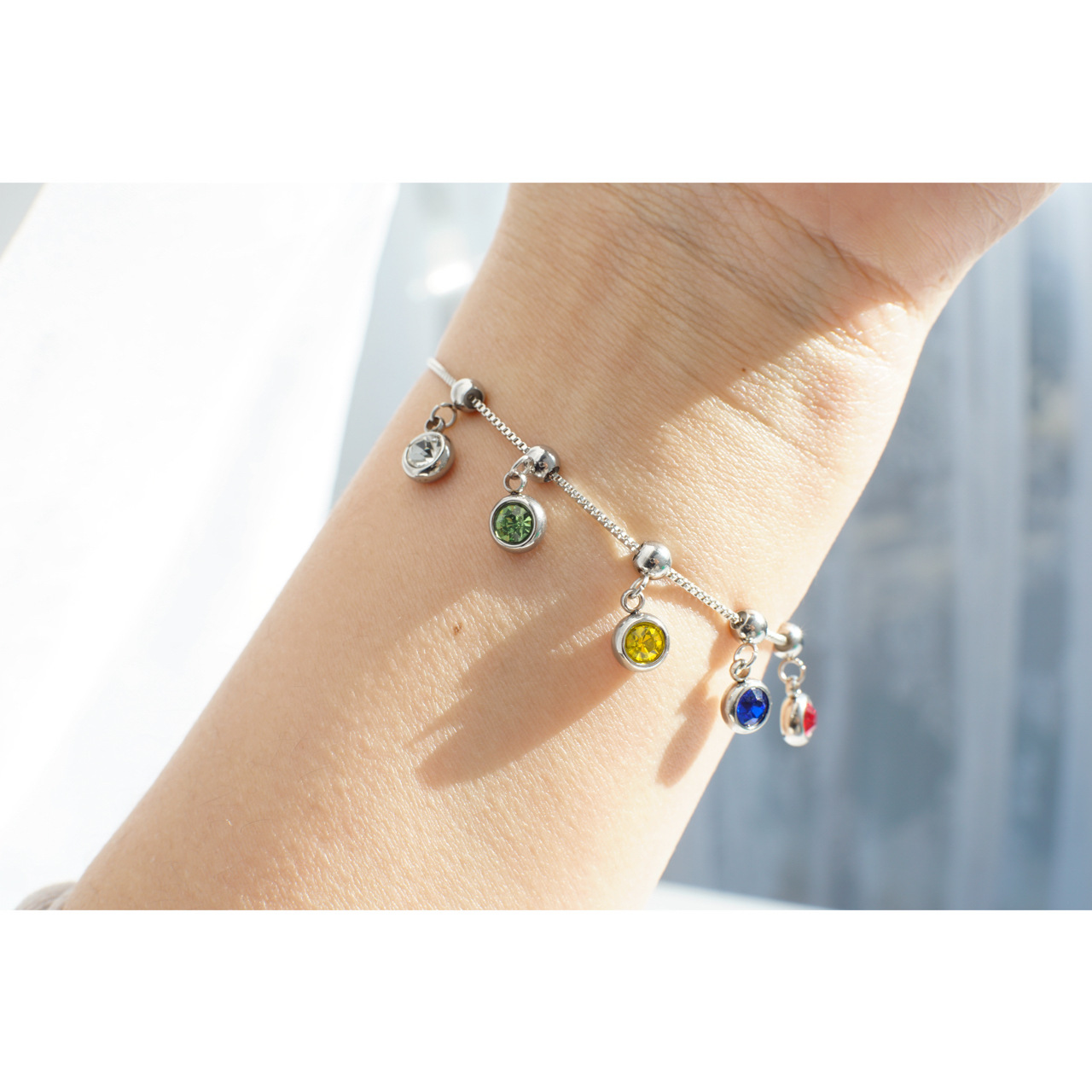 10g Weight Pendant Jewelry Making Type Birthstone Inlay Material DIY Jewelry Accessories Classification 5 PCS/Package Quantity 304 Stainless Steel Material Round Pattern All Seasons Season Simple Style Style 5 PCS/Package 304 Stainless Steel Birthstone Round Pendant 15