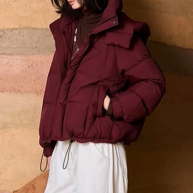 Women's Short down Jacket with a High-End Feel, 2025 New Winter Model, Pinghu down Coat, Plus Size
