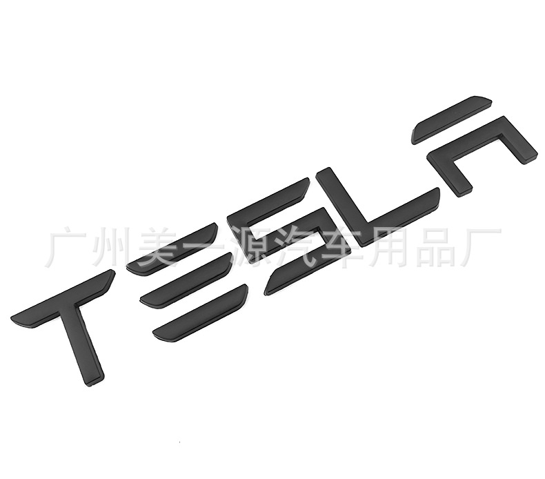 Suitable for 25 New Car Logos Tesla Model3/Y New Version Rear Tailgate Tesla English Letter Cover Logo