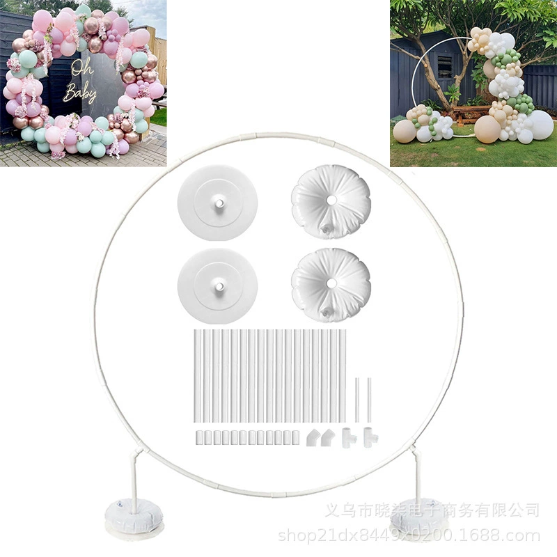 Трансграничное кольцо для воздушных шаров основание мешка для воды Арка кронштейн день рождения Свадебный Фон сцена макет реквизит