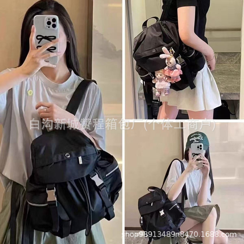 lululemon women's backpack Wunderlust 14L hooded backpack school bag large capacity women's bag lululemon women's backpack Wunderlust 14L hooded backpack school bag large capacity women's bag
