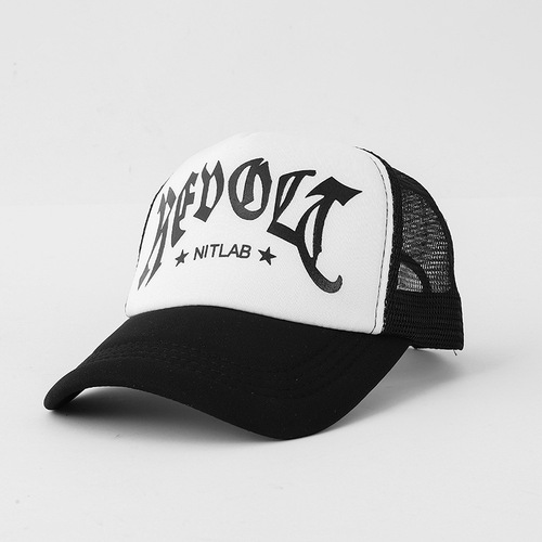 Choppy brand men's driver cap Korean style tall duckbill cap printed baseball cap cycling net hat Summer women's sun hat