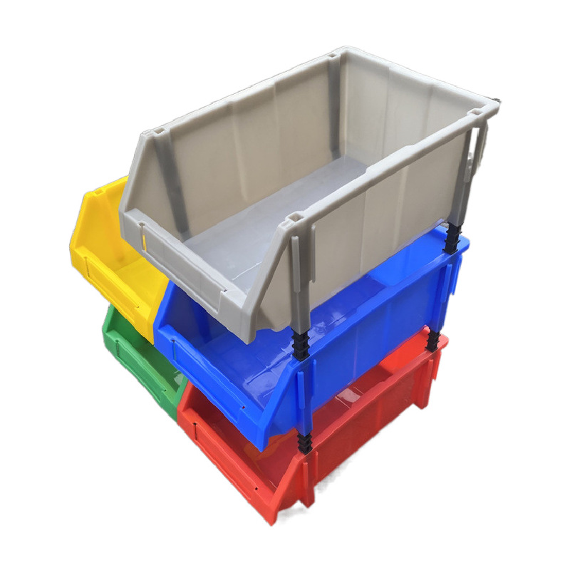 厂家现货加厚斜口筐 组立组合式零件框 货架物料框五金电子元件箱