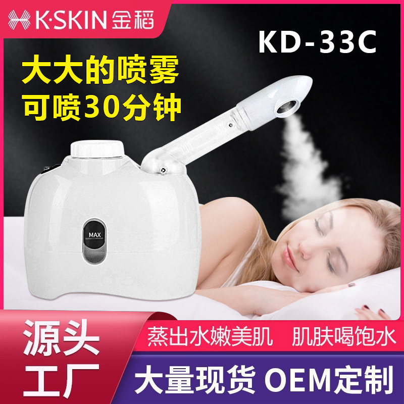 跨境热销蒸脸器补水喷雾加湿器家用脸部冷热美容保湿仪发廊蒸脸器