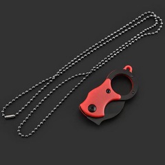 Heat Treatment Hardened Fox Small Sharp Folding Knife Portable Knife For Unpacking Delivery Box Mini Knife Key Knife