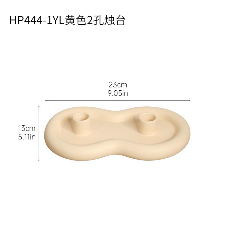 Moderno minimalista ins viento cerámica decoración de vela doméstica decoración artística base al por mayor