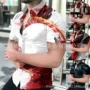 短袖独立数码宽松衬衫