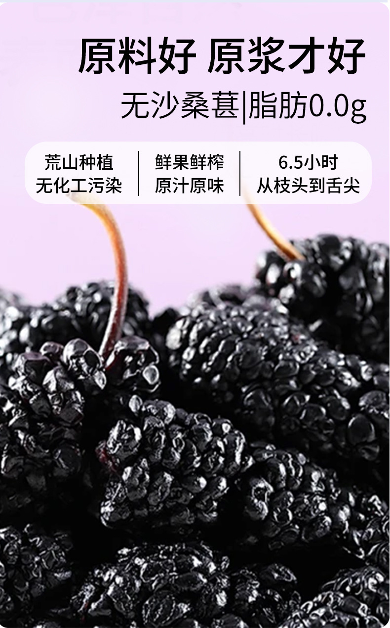 Black Goji Berry Puree Juice Sachets Ready to Eat Herbal Drink 30ml x 10 quality and texture