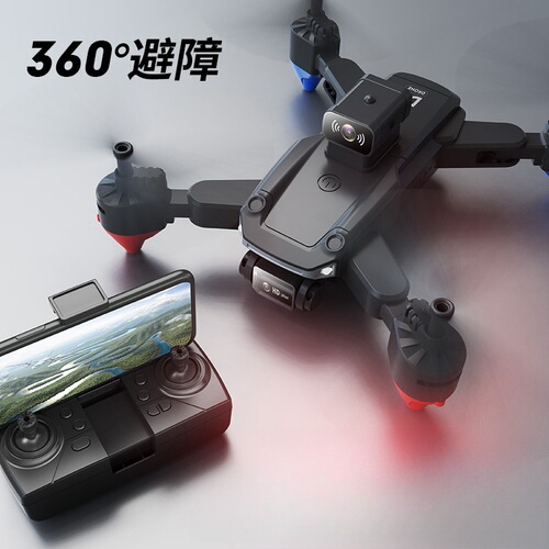 Cross-border new product JS22 LED light obstacle avoidance drone high-definition aerial photography folding remote control aircraft foreign trade quadcopter