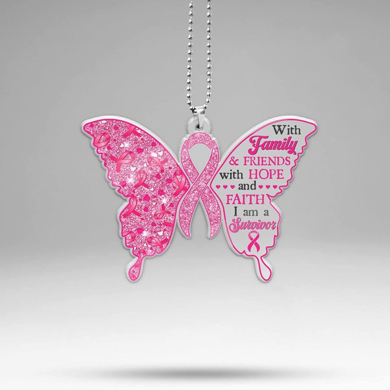 Nuevo acrílico 2D cinta rosa accesorios para automóviles, accesorios de guerreros