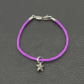 Purple Five-Pointed Star Bracelet