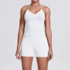 Vest, white set