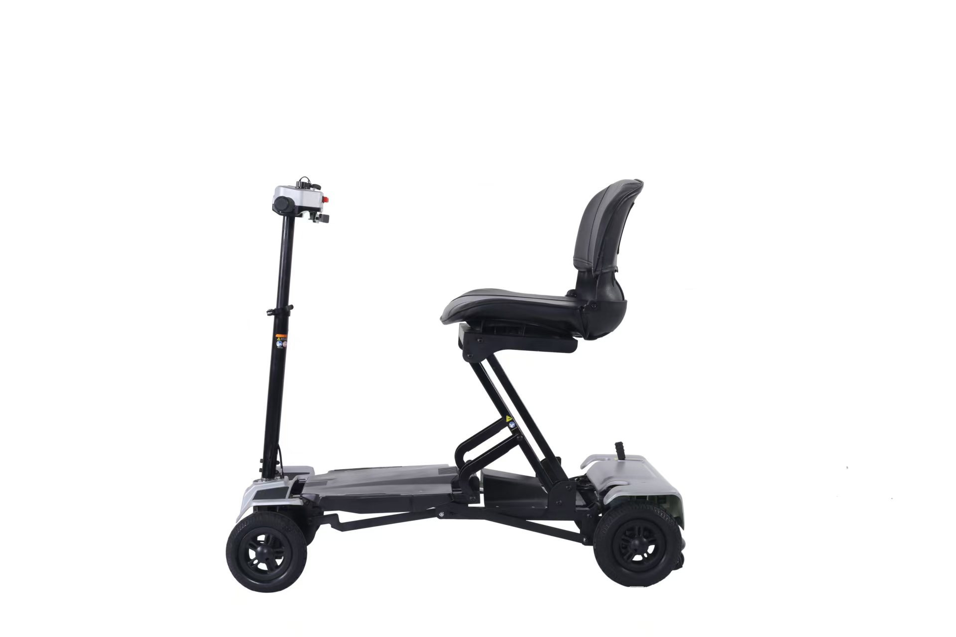 New four-wheeled electric mobility scooter, one-button folding, lightweight, high-end, smart, and designed for home use, powered by a lithium battery