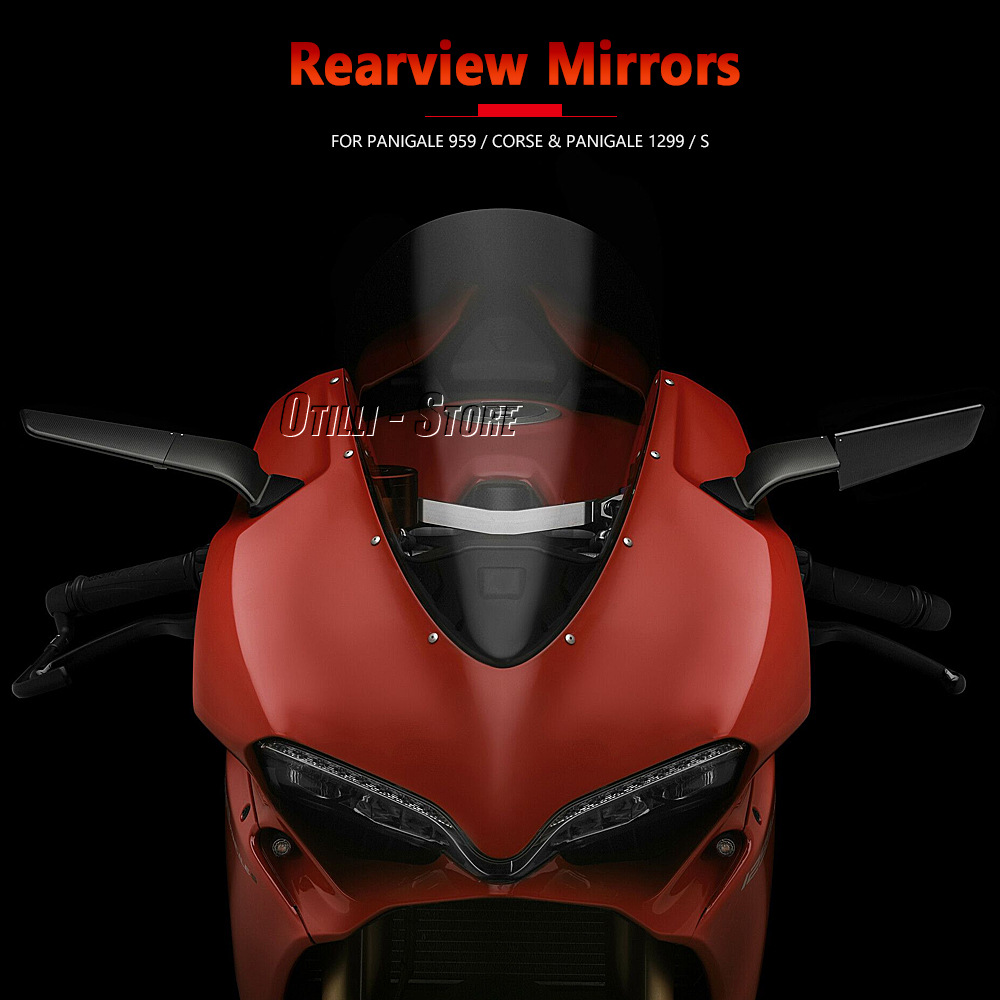 Motorcycle Modification Parts Ducati Panigale 959 1299S Fixed Wing Rearview Mirror in Stock