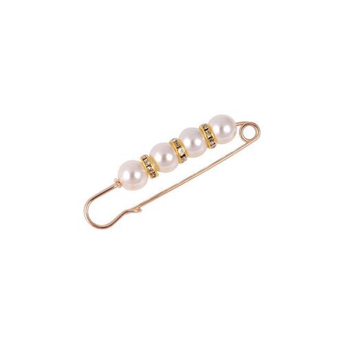 7.5cm Pearl Button Dress Cinch Belt Anti-Bleed High-End Decorative Pin Waist Adjustment Small Button Accessories