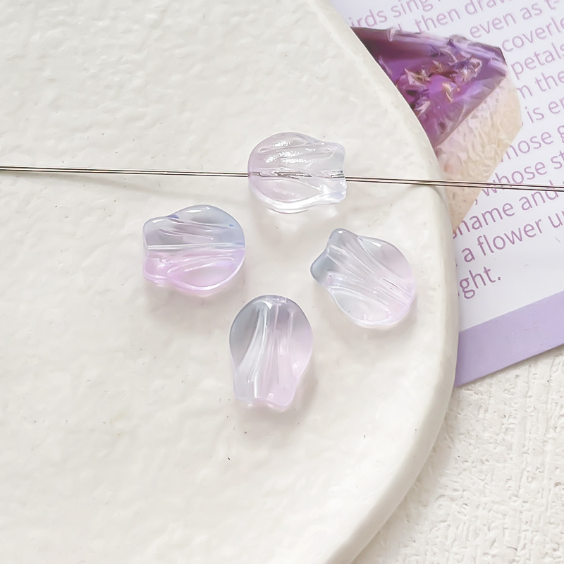 21g Weight Beads Jewelry Making Type 10 * 8mm, 11 * 16mm Jewelry Making Size DIY Jewelry Accessories Classification 10 Pieces Quantity glass Material Leaf, Flower Pattern Simple Style Style 10 Pieces 10 * 8mm 11 * 16mm Glass Leaf Flower DIY Jewelry Accessories Beads 9