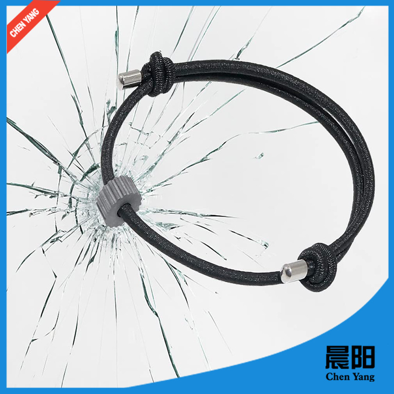 汽车破窗器钢珠手环自救齿轮手绳碳化钨安全锤逃生手链男女饰品