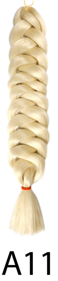 Peruca de comercio exterior fibra química africana gran trenza 165g trenza jumbo trenza cabello de alta temperatura seda trenza