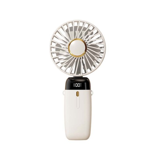 New USB handheld fan, mini portable, foldable, digital, essential oil, small electric fan, gift