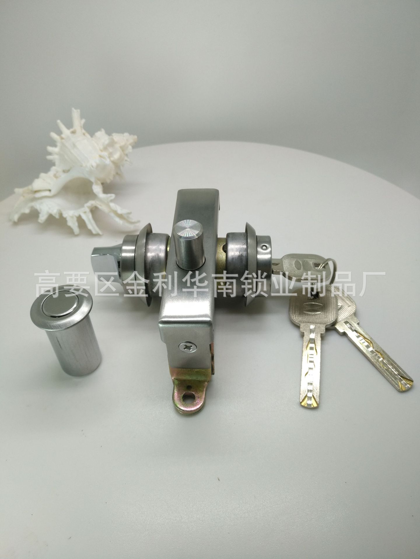 Fuente de la fábrica SUR DE China capitán marca perno redondo cabeza plana cerradura KFC cerradura de puerta enmarcada puerta cerradura de piso cerradura de puerta de cristal