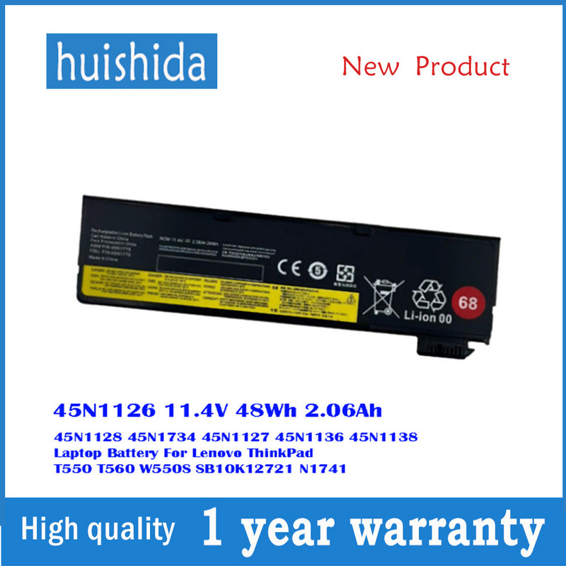 For Lenovo X240 X250 X260 X270 T440 T450 T450S Battery