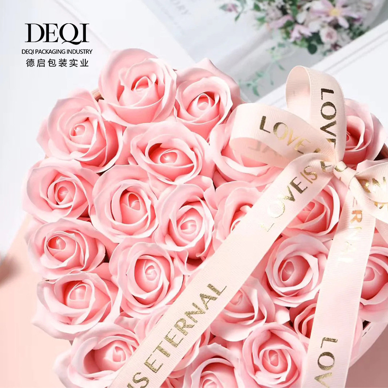 Soap Flower Flower Head Three-Layer Rose without Base Soap Flower Preserved Fresh Flower Artificial Rose Soap Flower Wholesale