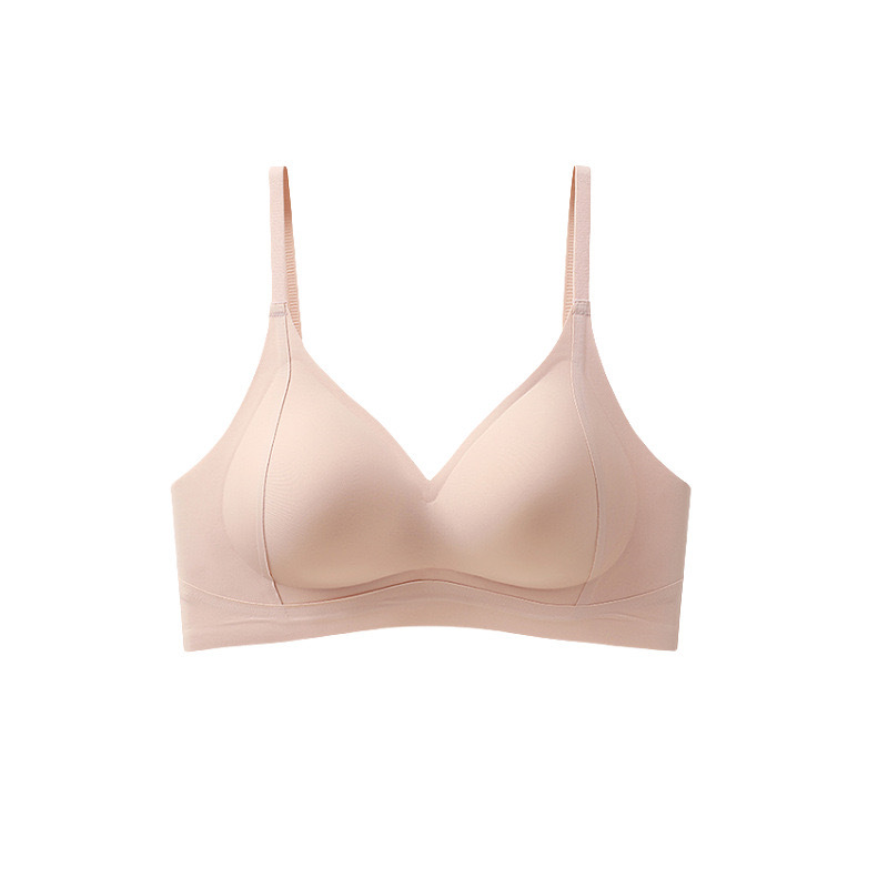 Nuevo soporte suave de elevación ropa interior de mujer pequeño pecho se reúne grande sexy bra de pecho sin anillo de acero sin marca de bra image 6