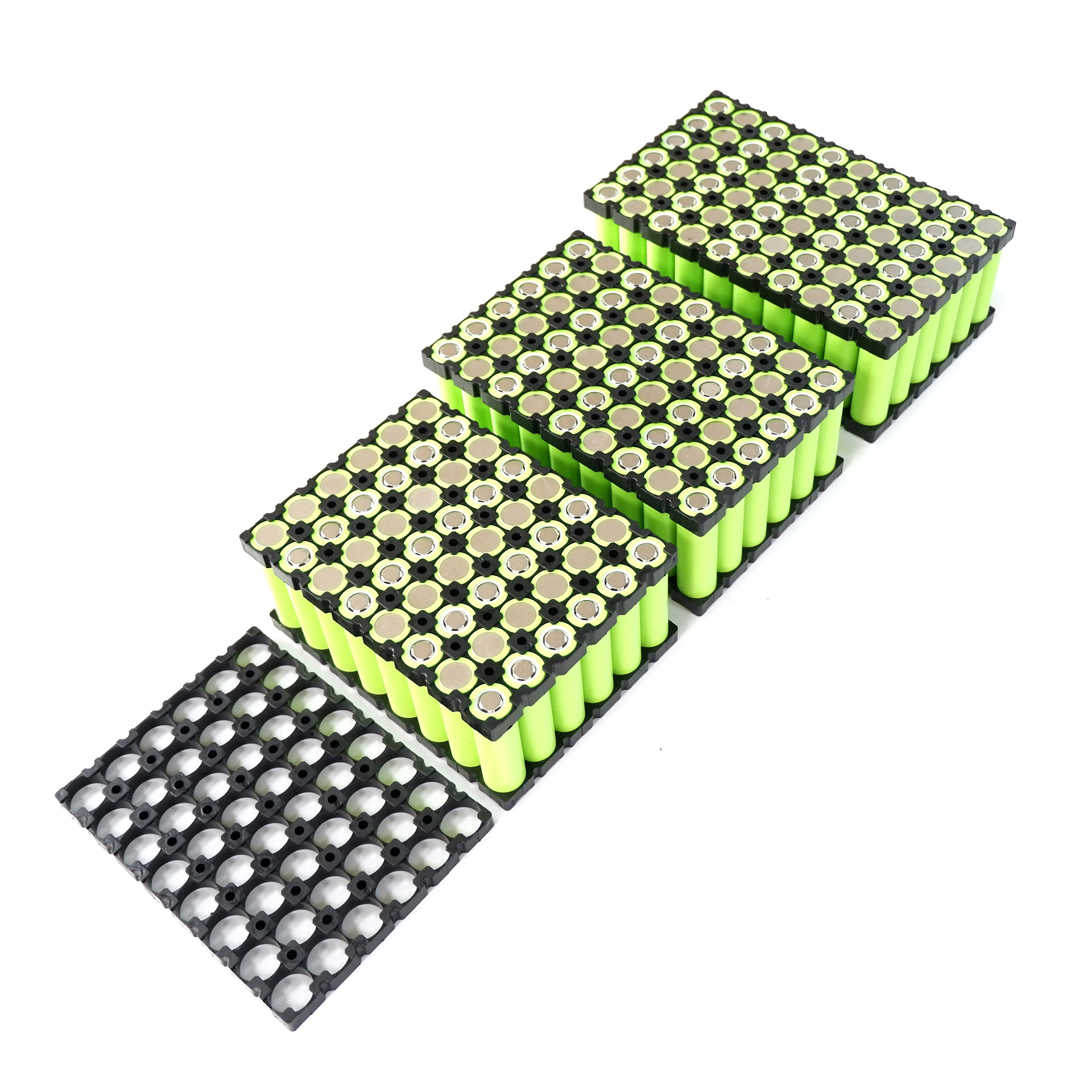 厂家直销18650电池支架6×6到6×10系列高端品质防火材料耐用