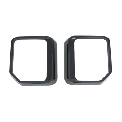 Other Automotive Exterior Supplies | Mirror Cover, Hood, Front - bright-black-reversing-mirror-rain-eyebrow