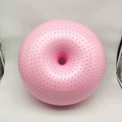 Wholesale Donut Yoga Ball, Massage Point Apple Ball, Pilates Ball Circle, PVC Thickened Hemispheric Sports Fitness Ball