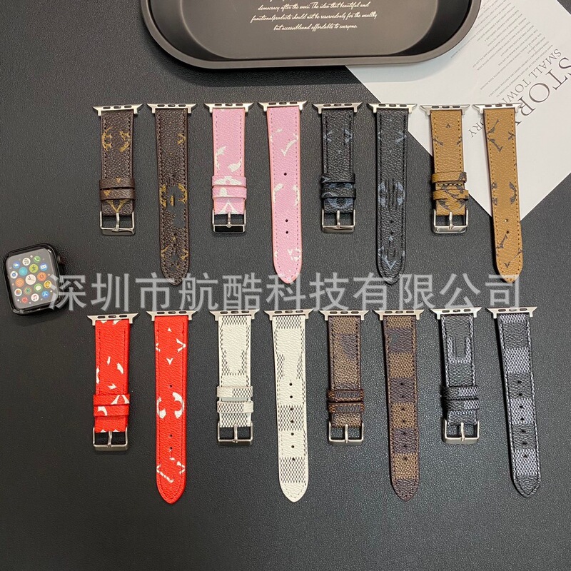 Suitable for Apple Watch Straps, Suitable for Apple Watch S9/876543 Wristbands 45mm, European and American Trendy Brands