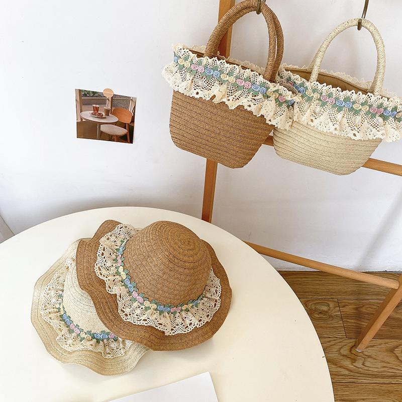 Sombreros para niños niñas sombreros de paja de verano niñas sombreros de pescador de verano bebé sombreros de playa