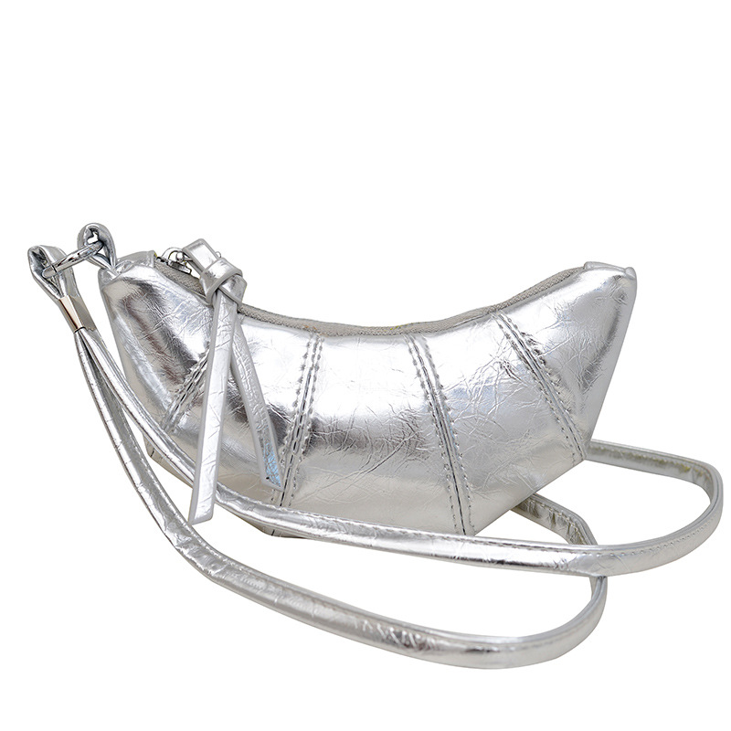 Bolso de nicho coreano de diseño femenino de estilo extranjero nuevo estilo de moda mini bolso de corno para salir lindo cuello bolso de mochila de moda