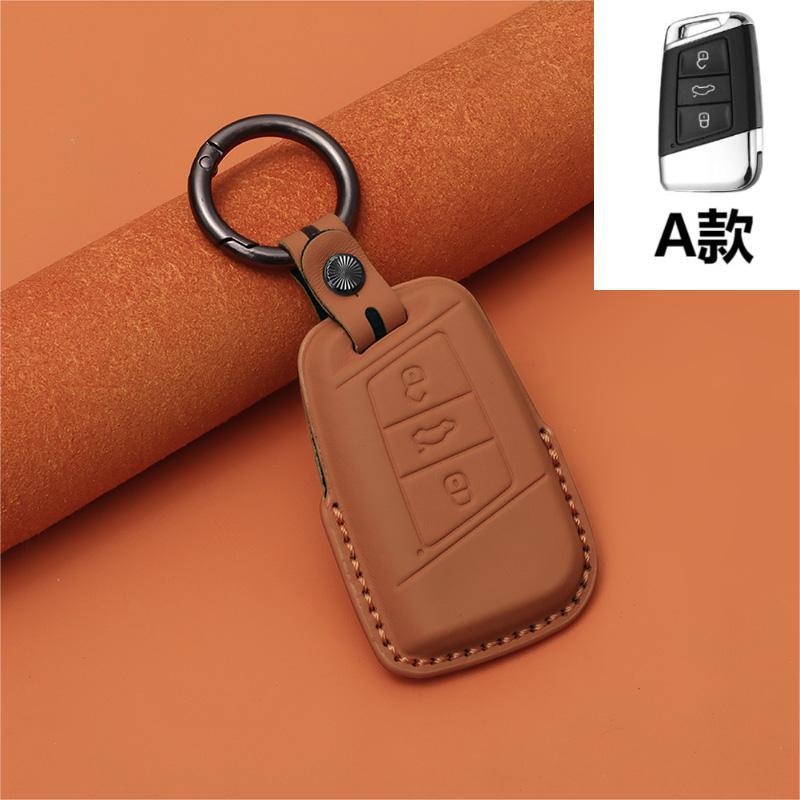 鍵カバーの頭の層の牛革の本革の速騰の宝はマイテンのゴルフの歌の道を探して車のパサートの朗逸を見ます。